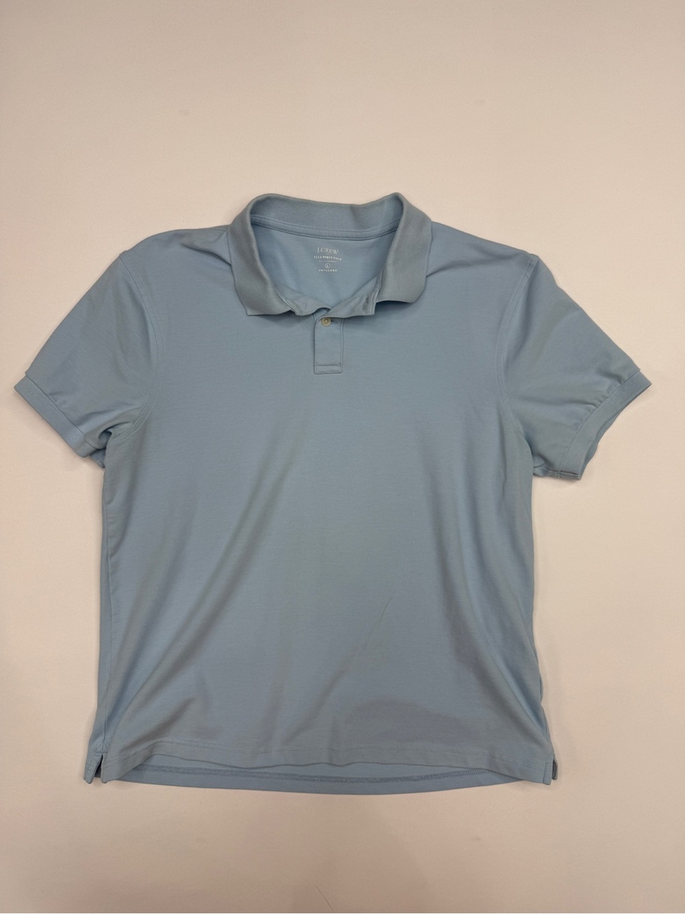J.Crew Flex Piqué Polo Shirt Size L Untucked